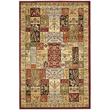 Safavieh 2 ft. 3 in. x 22 ft. Runner Lyndhurst Multi Color and Ivory Traditional Rug LNH318A-222